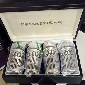 Silver Plated Salt and Pepper Shakers